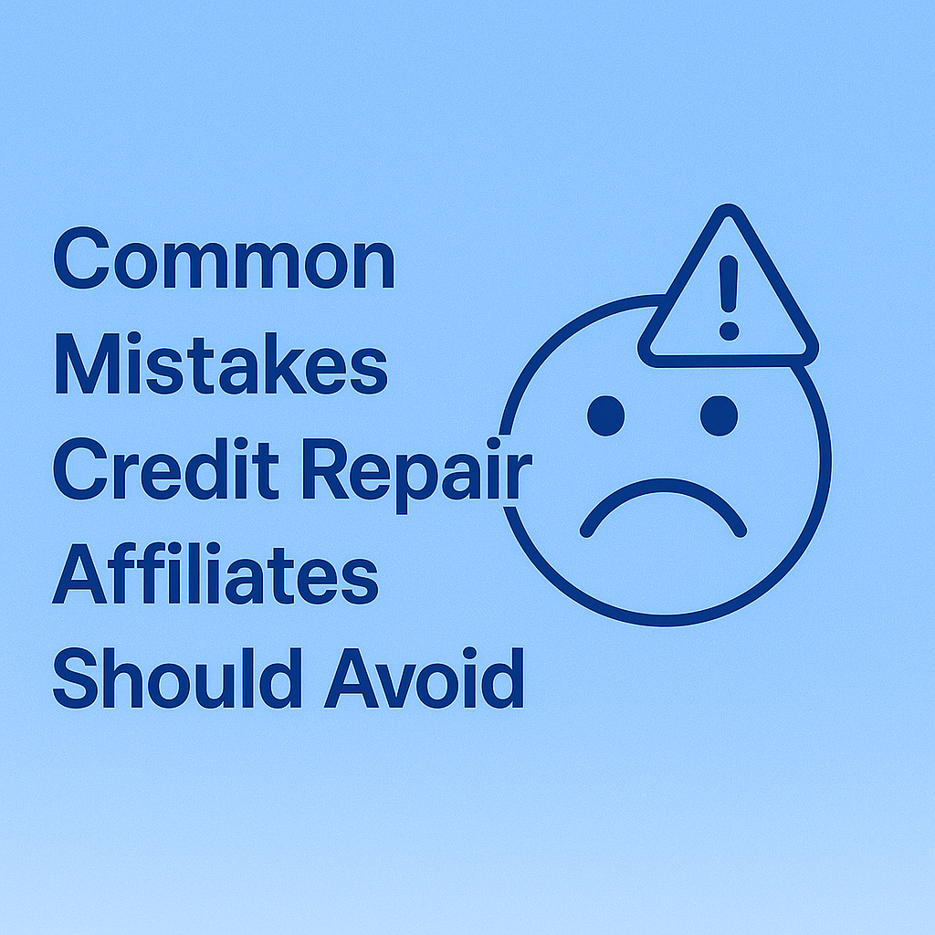 Common Mistakes Credit Repair Affiliates Should Avoid